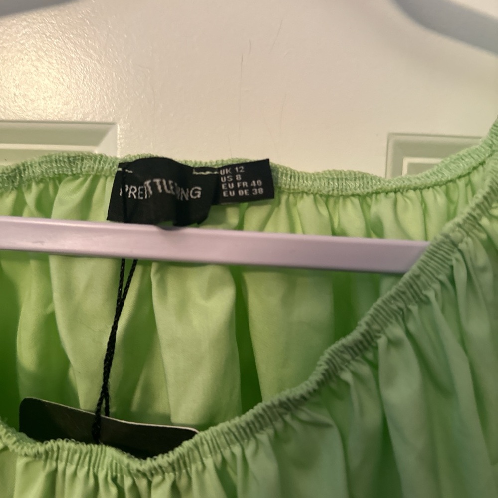 LIME GREEN ROMPER - Picture 4 of 6